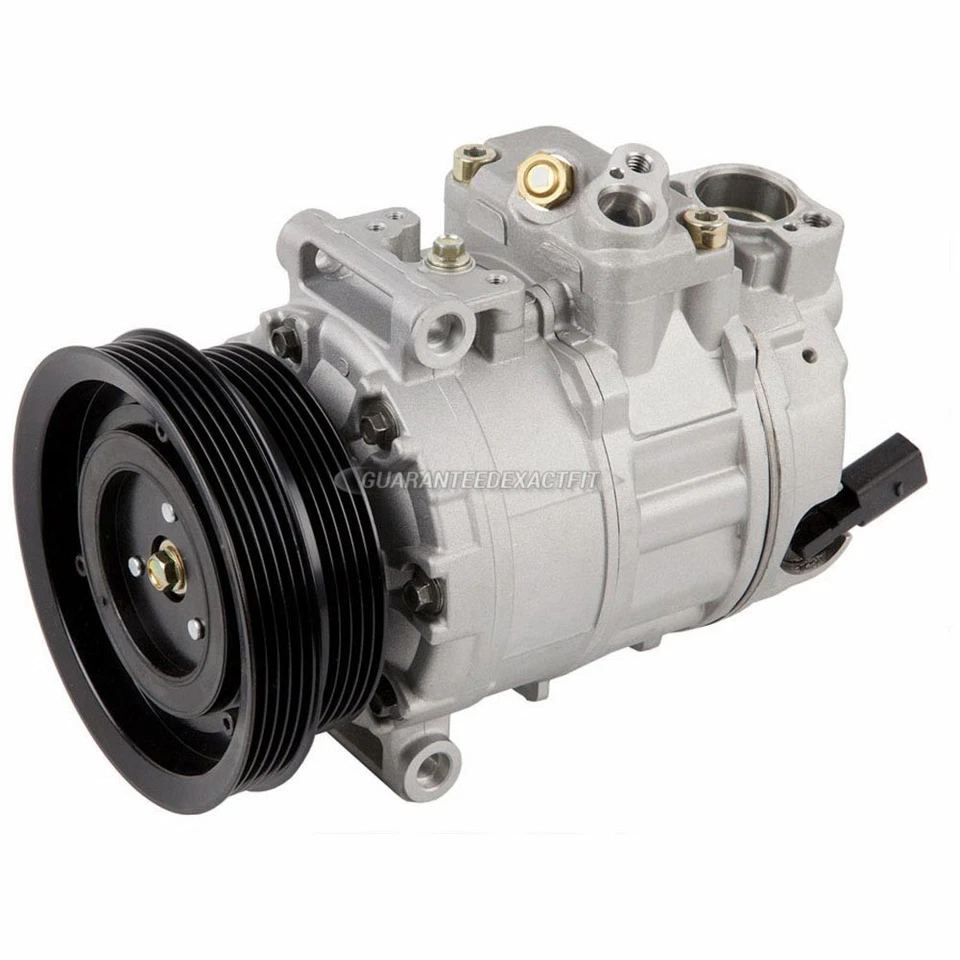 AC Compressor w/ A/C Condenser & Drier For VW Jetta & Beetle - Изображение 2 из 3