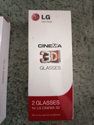LG Cinema 3D Brillen 2 Stück Neu In OVP 3D Glasses