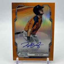 Joey Bart [Gold Refractor] #BSRA-JB Prices | 2021 Bowman Sterling