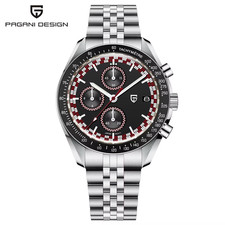 Pagani Herrenuhr Automatik Edelstahl Mechanisch Armband Wasserdicht leuchtzeiger