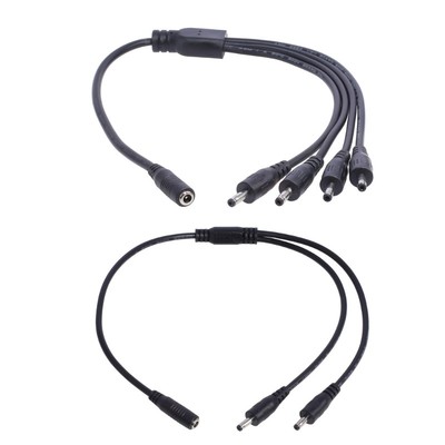 DC Power Plug Adapter Cable 3.5 x 1.35mm Female to Male CCTV Connector Cord