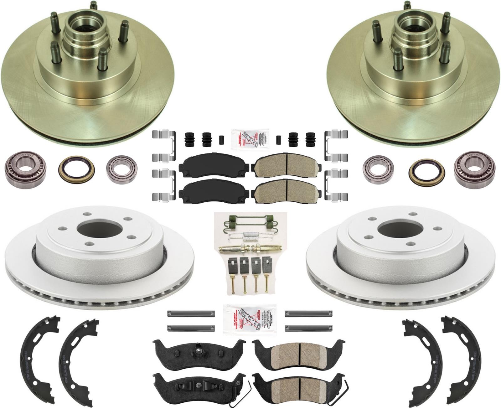 Fits 2010-2011 Ford Ranger Rear Wheel Drive Front Disc Brake Rotors ...