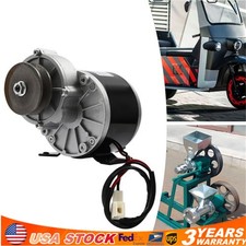 12VDC Electric Motor Gear Motor with Belt Pulley 250W Brushed Motor for Scooter