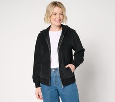 Martha Stewart Signature Knit Zip-Front Jacke...