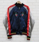 Punk Drunkers Devilman Men's Sukajan Jacket  Reversible Navy Black Size S