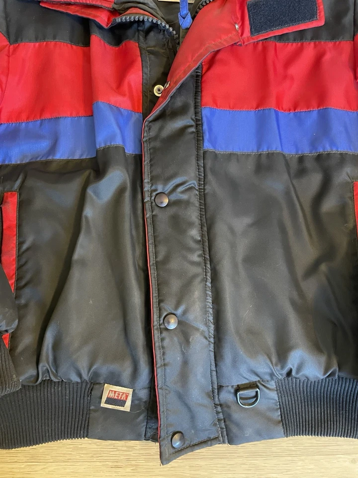 Vintage Mustang Snowmobile Jacket META Buoyant Snowmobile Wear Men’s Size Large - Image 3 of 4