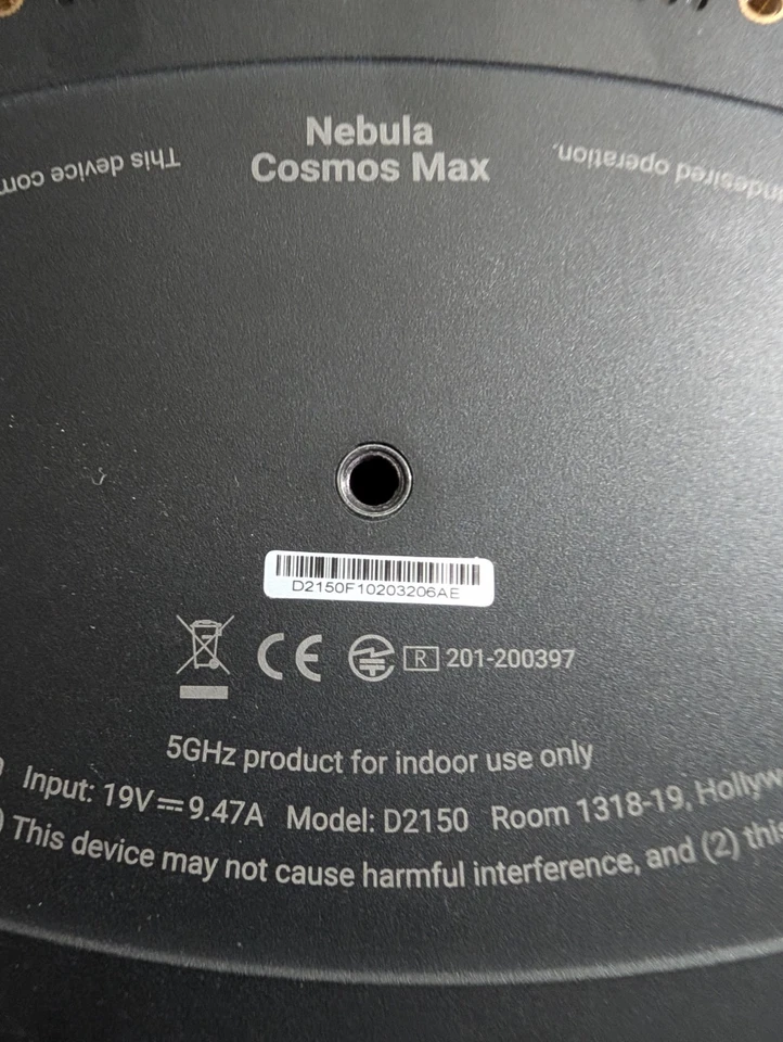 Nebula D2150 Cosmos Max 4K UHD Android TV Projector - Black with Remote - Image 3 of 4