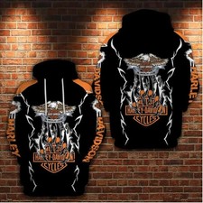 Personalized Harley Racing Davidson 3D Hoodie , Unisex Adults S-5XL