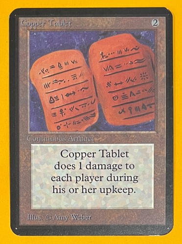 MTG COPPER TABLET Alpha (OldManMTG 013-570)
