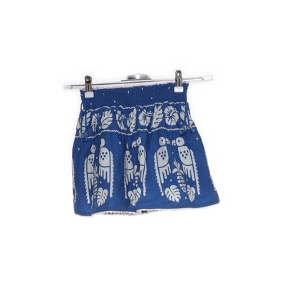 Zara, Rock, Größe: 122, Blau/Weiß, Baumwolle, Sonstiges, Mädchen #7Kx