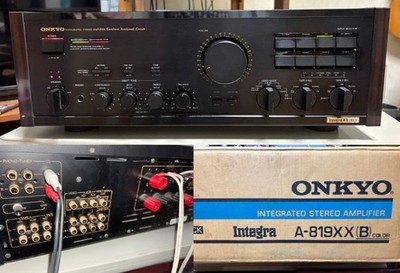 アンプ ONKYO Interfera A-819XX ONKYO Integra A-819XX Stereo Integrated Amplifier Black Vintage