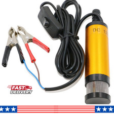 12V 24V DC Electric Submersible Fuel Transfer Pump Diesel Oil Water 12L/Min