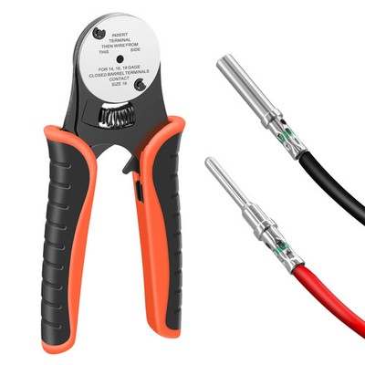 Deutsch Crimp Tool Closed Barrel Crimper 4 Way Indent 8 Impression Type Pin Crim
