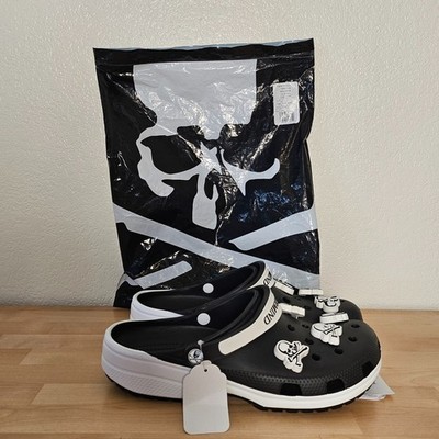 Crocs X Mastermind Japan - Black White - Shoes Size 13