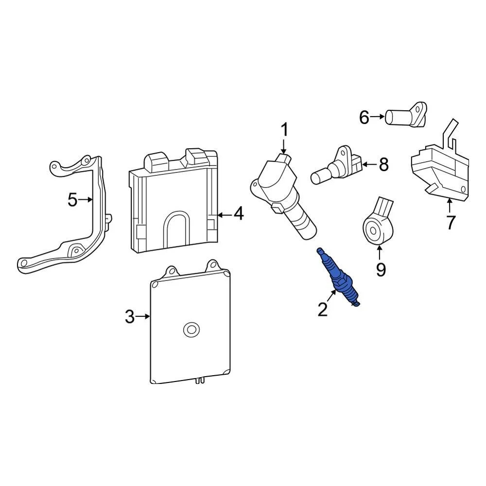 For Honda Civic 2012-2015 Honda 12290R41L01 Spark Plug