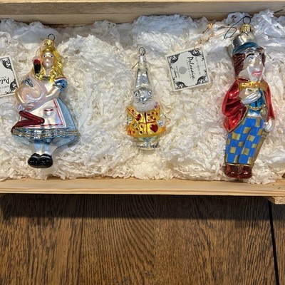 Kurt Adler Polonaise Alice in Wonderland Ornament ONLY  3 Crate Ltd Ed 0931/7500