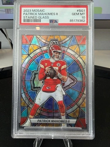 2023 Mosaic Stained Glass! Patrick Mahomes II #SG1 PSA 10!