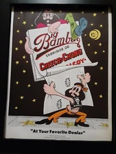 Cheech And Chong Big Bambu Rare Original Promo Poster Ad Framed! #2