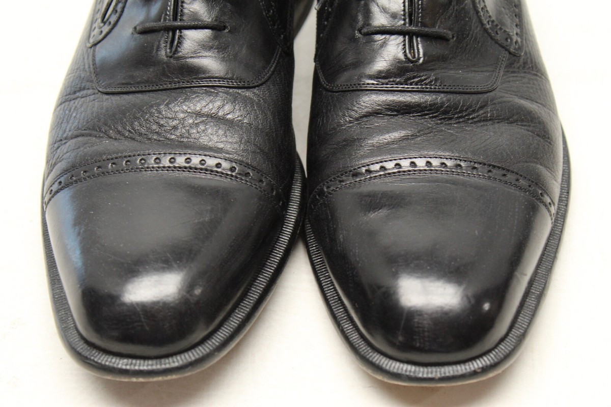 Mezlan Nicola Mens Dress Shoes 10 M Black Deerskin Leather 