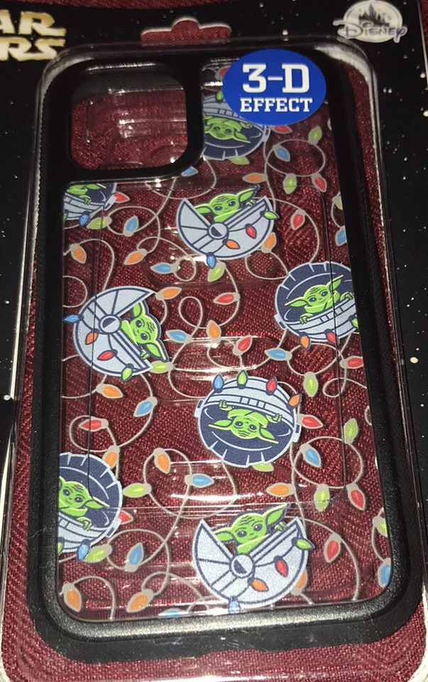 DISNEY PARK РОЖДЕСТВО STAR WARS РЕБЕНКА 3-D ЭФФЕКТ iPHONE X/XS/11 PRO чехол - Изображение 2 из 3
