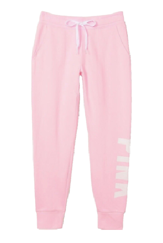 Victoria’s secret PINK ハーフパンツ　スウェット Victoria's Secret Women's PINK Logo Raw Neck Crew Sweatshirt