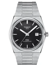 Tissot PRX T1374071105100 Powermatic 80 Automatic Watch Black Dial Box & Papers