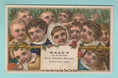 AMERICANA / WERBUNG - HALLEN'S - TROCKENWARE - VOR 1900