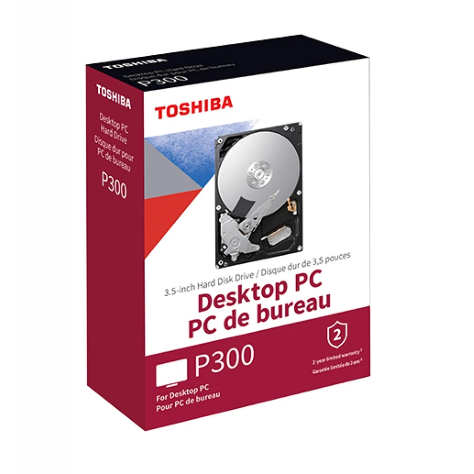 6TB Toshiba P300 3.5 Inch Serial ATA III 5400RPM 128MB Internal Hard Drive - Image 2 of 2