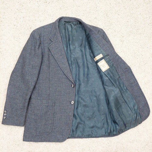 Vtg Christian Dior 40R Tweed Sports Coat Blazer, 2 Button, Notch, Patch Pockets. - Picture 2 of 12