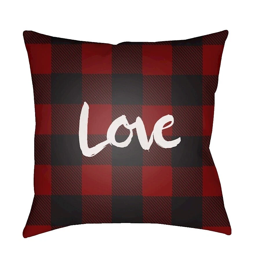 Plaid 100% Wool Home Décor Pillows