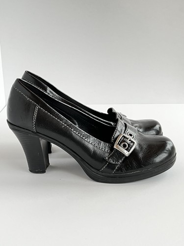 Y2K Mudd Chunky Black Shoes 