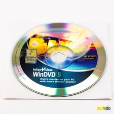 InterVideo WinDVD 5 CD For Windows 98, XP, 2000, ME with Serial Number