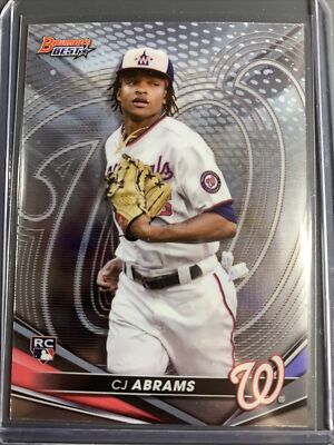 2022 Bowman's Best Base #49 CJ Abrams - Washington Nationals