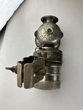 VINTAGE ORIGINAL SEARCH LIGHT GAS CARBIDE BICYCLE LAMP BRIDGEPORT BRASS CO.