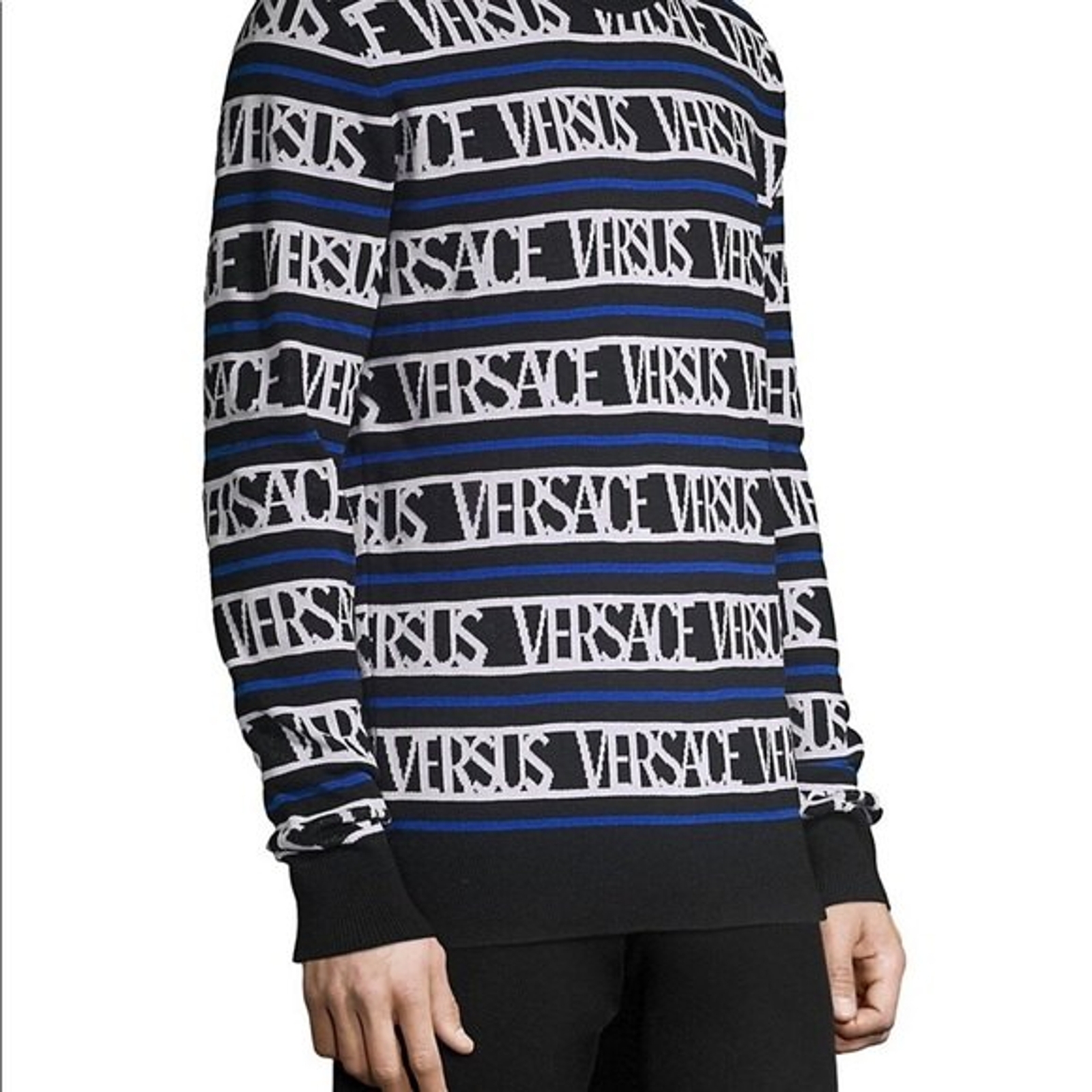 NWOT Versace Versus collection all over logo sweater size -48 image 3
