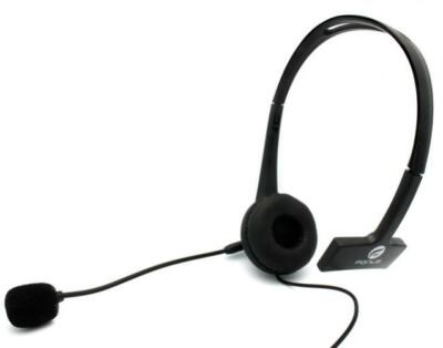 WIRED MONO HEADPHONE EARPHONE W MIC HEADSET 3.5MM SINGLE EARBUD for CELL PHONES