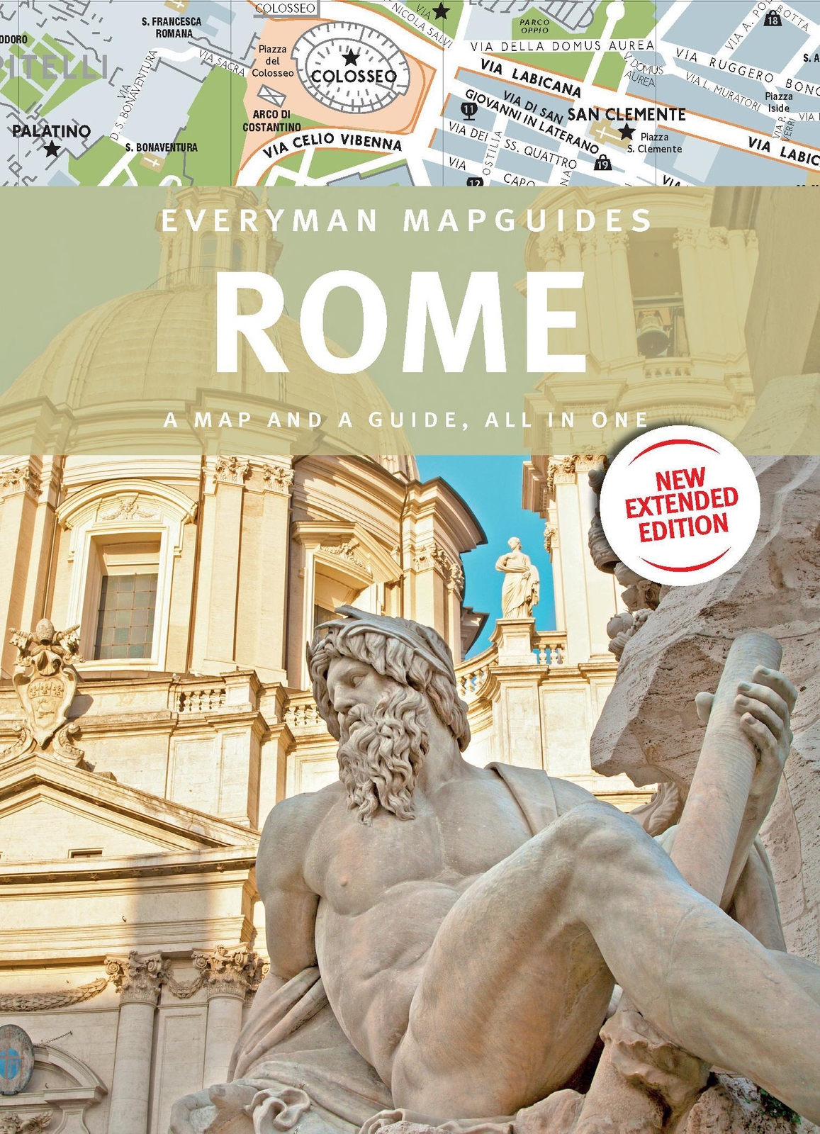 Thumbnail - Rome Everyman Mapguide | Sandra Pisano | Englisch | Buch | Gebunden |