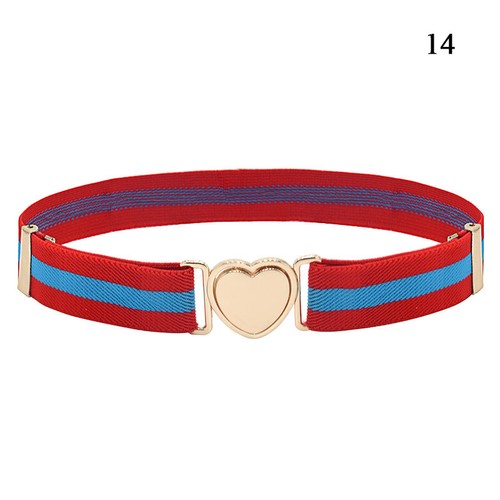 Toddler Kids Girls Boy Flower Waist Belt Buckle Faux Leather Child Waistband - Picture 86 of 113