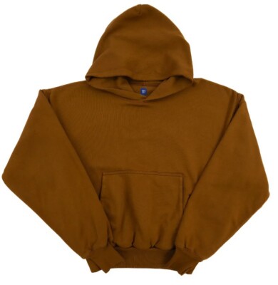 Yeezy YZY x Gap Perfect Hoodie Brown Small Hooded Double Layer