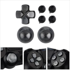 Metal Joystick Thumbsticks D-Pad Buttons Replacement For PS4 Pro Slim Controller