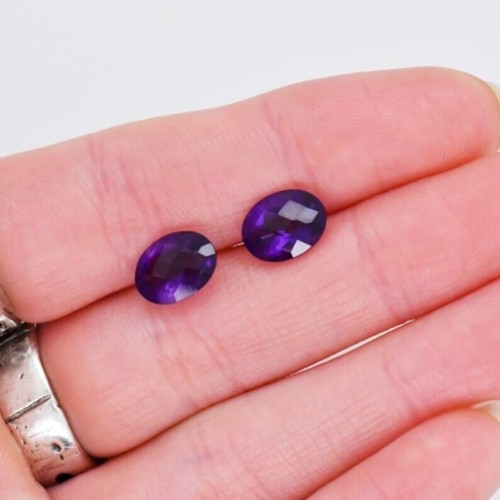 4.50 Ct Amethyst Oval Cut Loose Gemstones - Picture 3 of 4