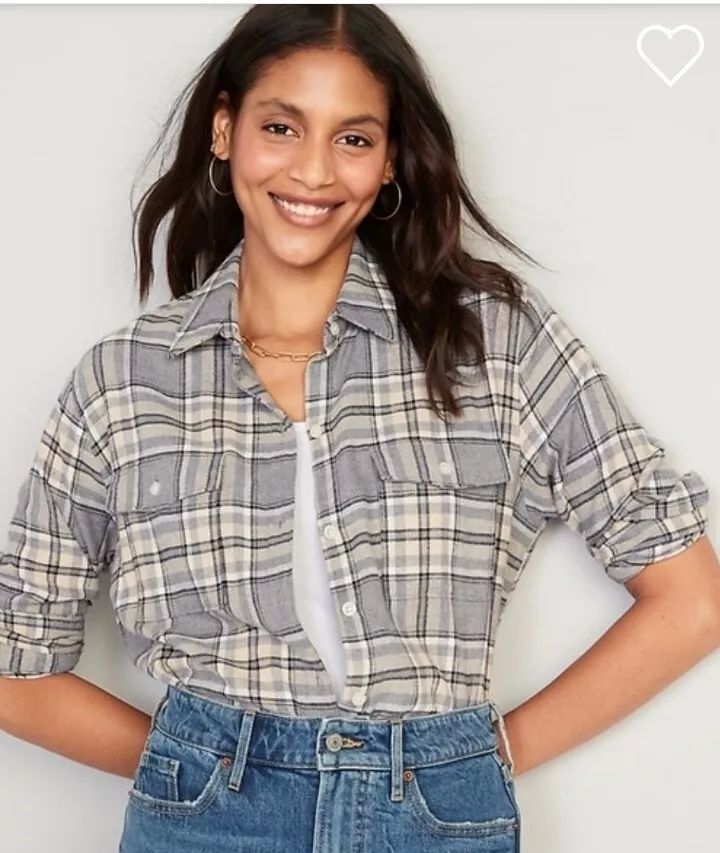 Boyfriend clearance shirt plaid