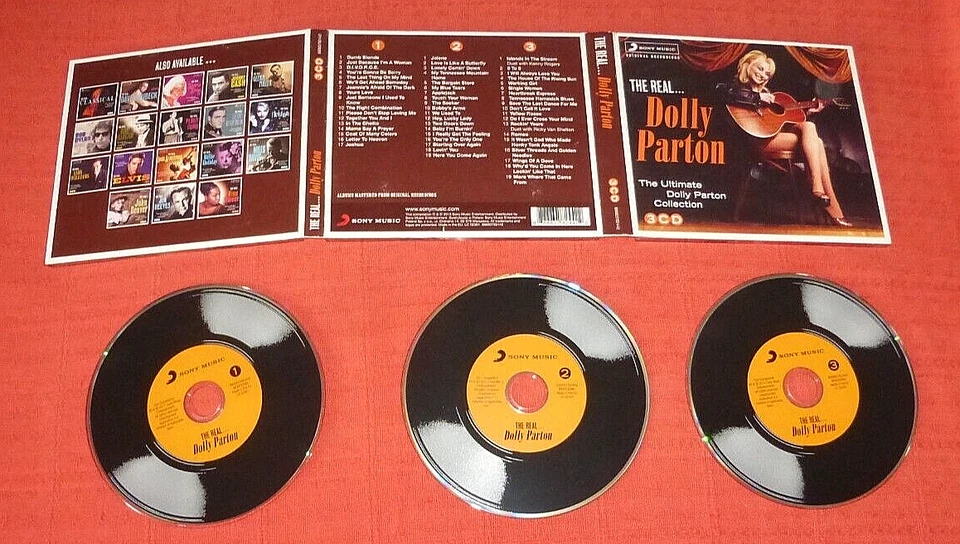 DOLLY PARTON REMASTERED CD X 3 IN TRIFOLD DIGIPAK - THE REAL...DOLLY PARTON - Image 3 of 4