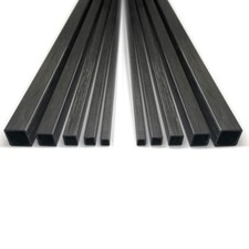 5pcs Carbon Fiber Square Hollow Bar Connecting Rod Shaft for RC Airplane L200mm