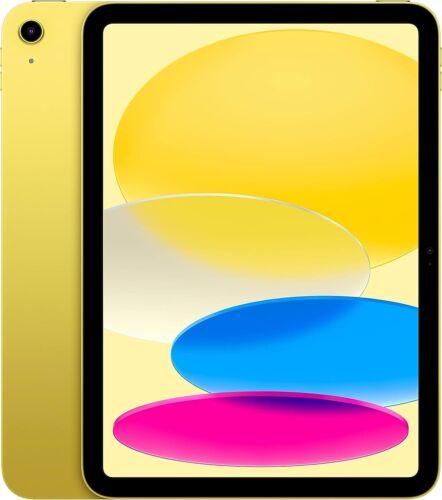 Apple 2022 iPad 10.9" Retina Display 10th Gen 64-GB Wi-Fi Tablet (Yellow) - Picture 1 of 5