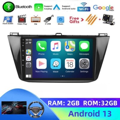 Android 13 For Volkswagen Tiguan 2017-2020 Car Stereo MP5 Radio GPS Navi Carplay