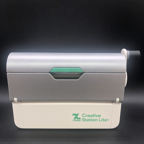Xyron Creative Station Lite 5" Machine White Silver Bond Laminate Sticker Maker