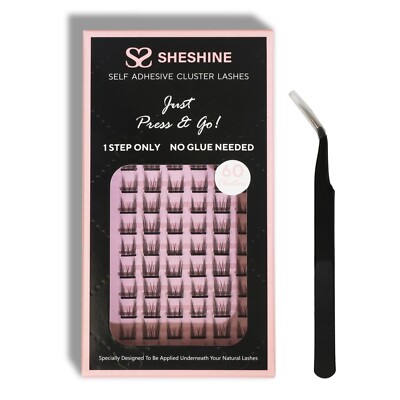 （3 Pack）SELF ADHESIVE CLUSTER LASHES DIY EYELASH EXTENSIONS KIT