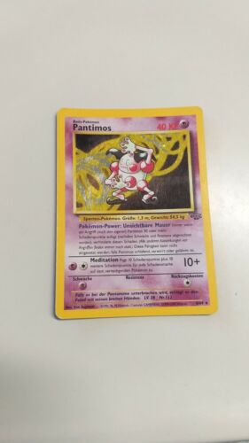 Tarjeta de jcc de Pokémon - Pantimos (Mr. Mimo) - Holo, alemán/alemán - 6/64 selva - Imagen 1 de 2