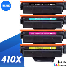 4 Toner Cartridge CF410X Fits For HP M452dn M452dw M452nw MFP M377dw